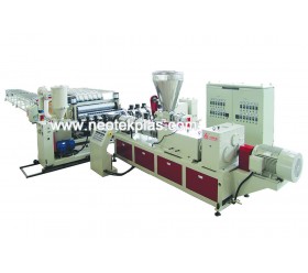 PVC+ASA PMMA glazed tile extrusion line